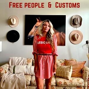 Come shop with me tonight! Free people, customs and summer clothes ❤️❤️ 7:30 est